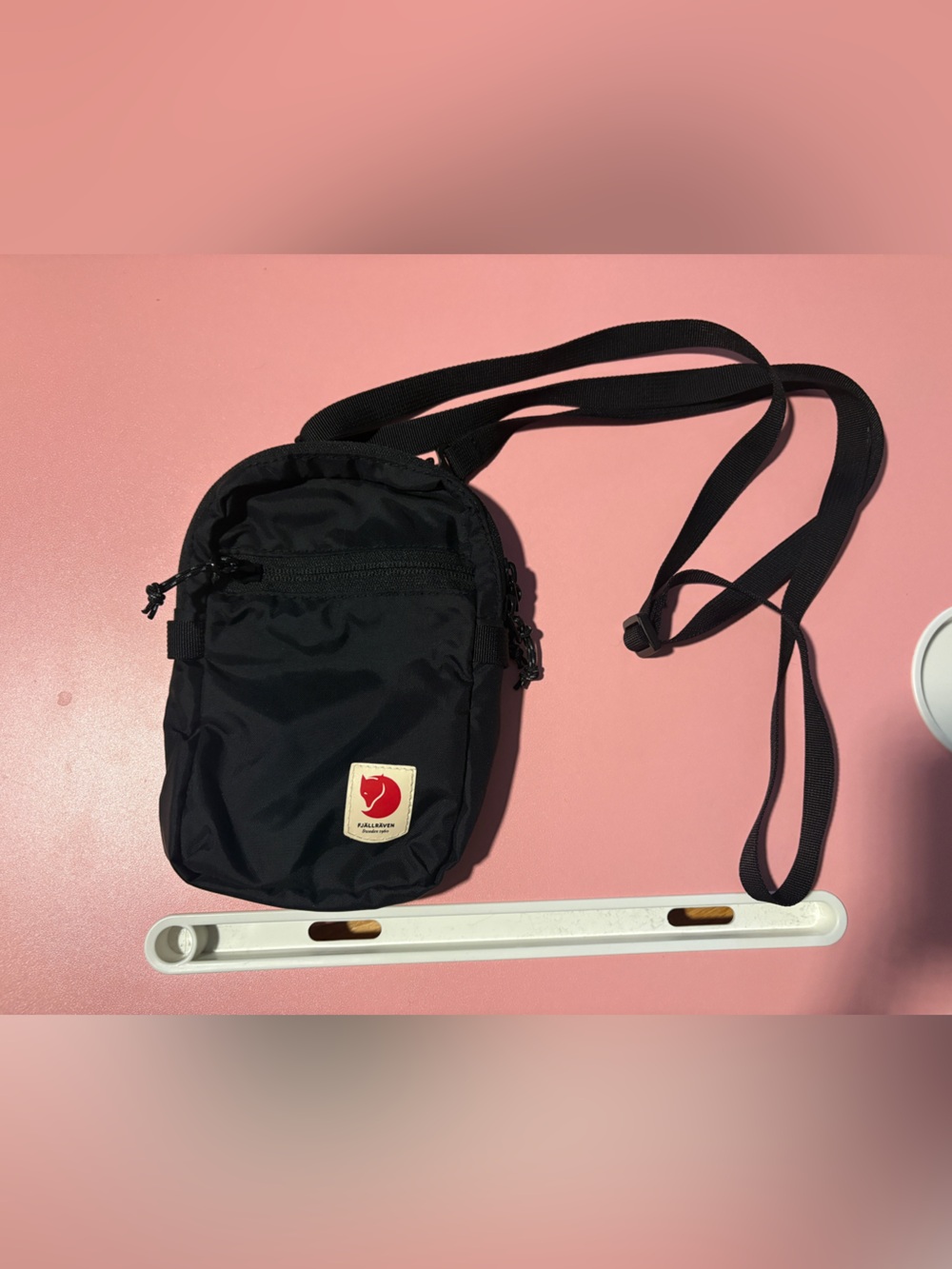 Fjallraven Mini Crossbody Bag in Black